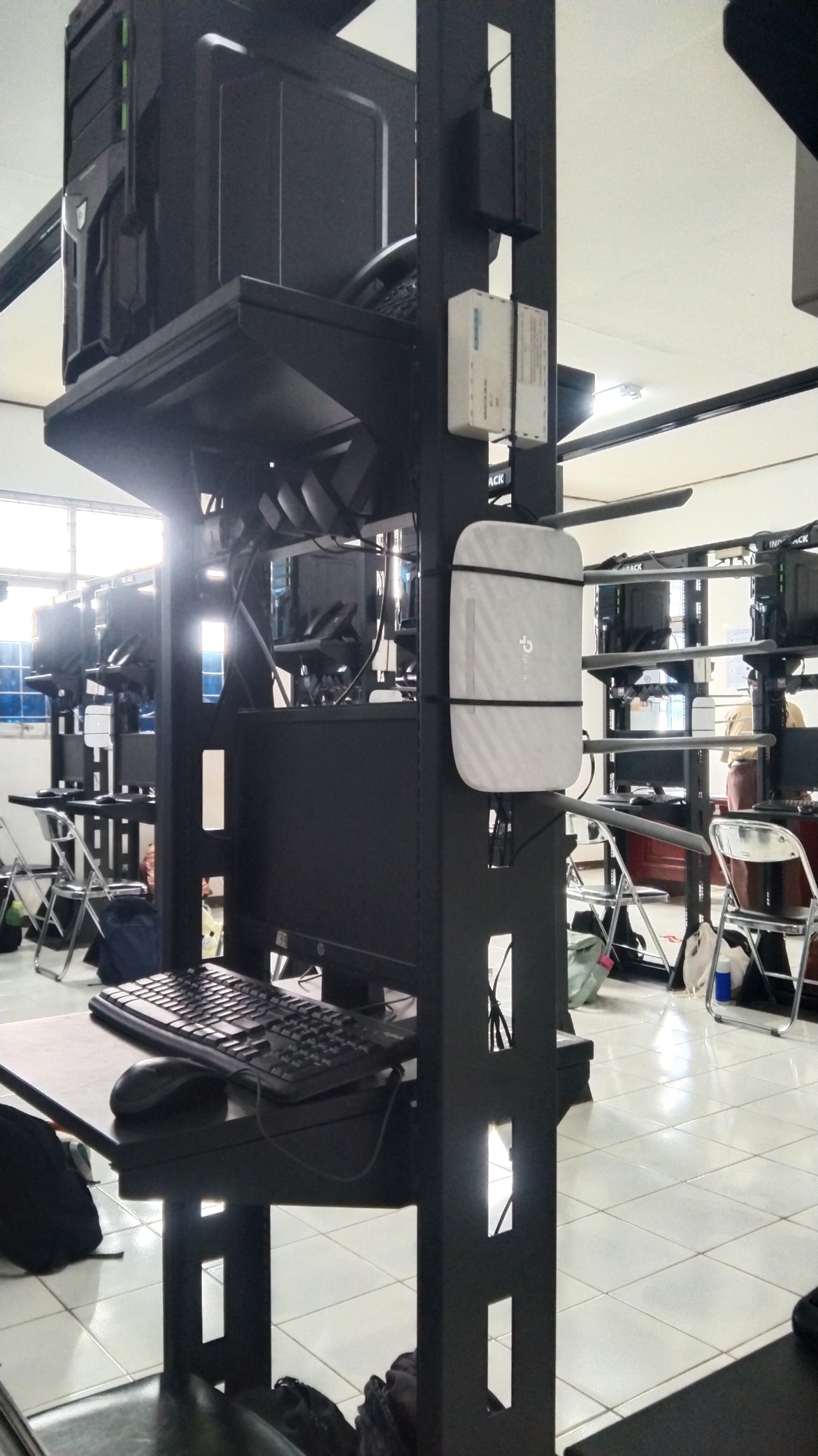 A photo of a computer screen filled with codes